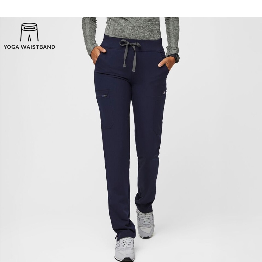 women's Navy Yola™ - Tall Skinny Scrub Pants 2.0 - S - Tall / Navy